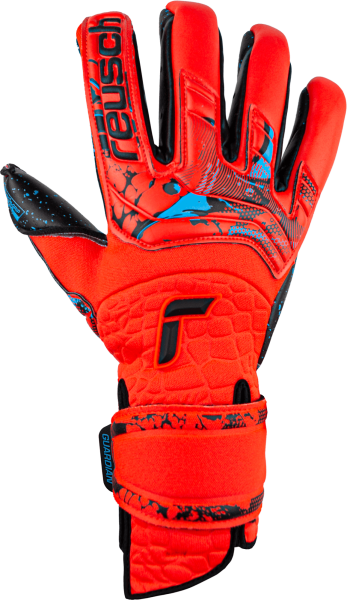 Reusch Attrakt Fusion Guardian AdaptiveFlex 5370985 3333 black red front